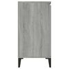 vidaXL Buffet Sonoma gris 102x35x70 cm Bois d'ing&eacute;nierie