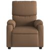 vidaXL Fauteuil inclinable &eacute;lectrique Marron Tissu