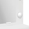 vidaXL Table de Toilette Blanc 50 x 41 x 135 cm Bois d'ing&eacute;nierie