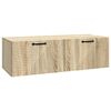 vidaXL Meuble TV mural Ch&ecirc;ne Sonoma 98 x 41 x 30 cm Bois d'ing&eacute;nierie