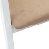 vidaXL Chaises de salle &agrave; manger 2 pcs Blanc 54 x 57 x 73 cm