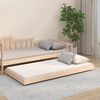 vidaXL Cadre de lit sans matelas 75x190 cm bois de pin massif