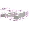 vidaXL Ensemble de canap&eacute; de jardin 11 pcs Beige Poly rotin