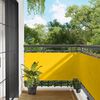 vidaXL &Eacute;cran de balcon Jaune 75 x 200 cm Oxford alu enduit de PU