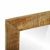 vidaXL Miroir de salle de bain Marron Bois de mangue massif