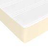 vidaXL Matelas de lit &agrave; ressorts ensach&eacute;s fermet&eacute; moyenne Cr&egrave;me 120x200x20 cm