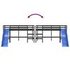 vidaXL Lit mezzanine d'enfants sans matelas avec toboggan 80x200 cm