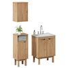 vidaXL Ensemble de meubles salle de bain 3 pcs OTTA bois de pin massif