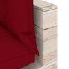 vidaXL Salon de jardin palette 9 pcs avec coussins bois de pin