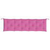 vidaXL Coussin de banc de jardin rose 180x50x7 cm tissu oxford