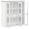 vidaXL Buffet BODO blanc 115,5x43x200,5 cm bois massif de pin