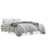 vidaXL Cadre de lit sans matelas ch&ecirc;ne sonoma 120x190 cm
