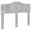 vidaXL Cadre de lit Gris B&eacute;ton 135 x 190 cm Bois de pin massif