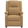 vidaXL Fauteuil inclinable &eacute;lectrique Marron Velours