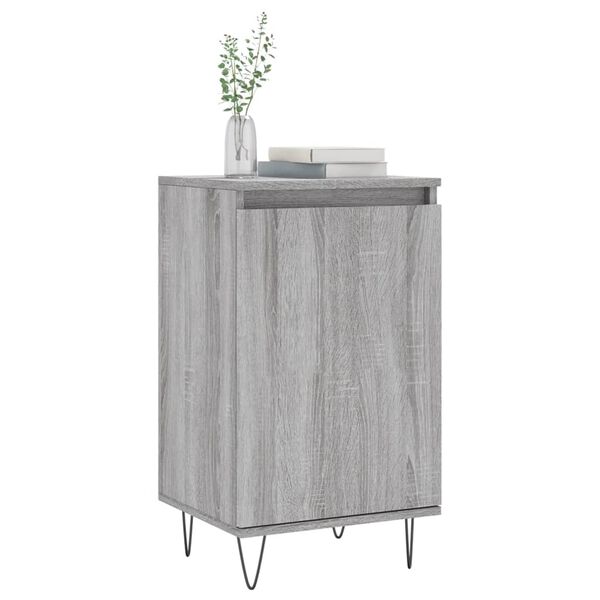 vidaXL Buffet sonoma gris 40x35x70 cm bois d'ing&eacute;nierie