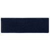vidaXL Tapis d'escalier autocollants 30 pièces 65 x 21 x 4 cm Bleu marine Bord rectangulaire