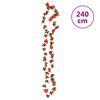 vidaXL Guirlandes de fleurs 6 pcs rouge 240 cm