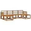 vidaXL Ensemble de canap&eacute;s d'ext&eacute;rieur 6 pcs Naturel