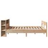 vidaXL Lit bibliothèque sans matelas 120x190 cm bois de pin massif