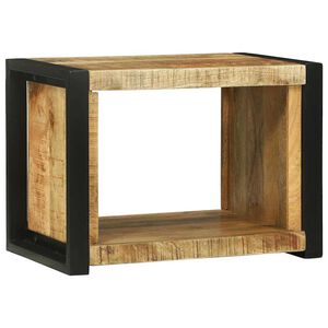 vidaXL Cube Mural Marron 55 x 35 x 40 cm Bois de manguier massif