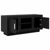 vidaXL Meuble TV Ch&ecirc;ne noir 102 x 35 x 45 cm Bois d'ing&eacute;nierie