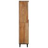 vidaXL Armoire salle de bain marron 38x33x160 cm bois massif manguier
