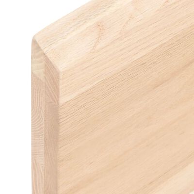 vidaXL Dessus de table 100x50x(2-4) cm bois de chêne massif non traité