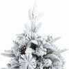 vidaXL Sapin de No&euml;l Artificiel &agrave; Branches Articul&eacute;es Blanc 150 cm