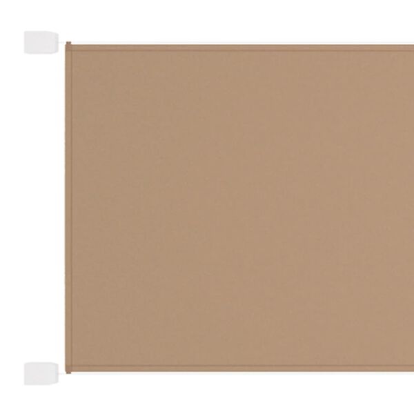 vidaXL Auvent vertical Taupe 140x800 cm Tissu oxford