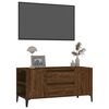 vidaXL Meuble TV Ch&ecirc;ne marron 102x44,5x50 cm Bois d'ing&eacute;nierie