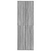 vidaXL Buffet haut sonoma gris 60x35x180 cm bois d'ing&eacute;nierie