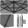 vidaXL Parasol Roma Anthracite 286 x 284 x 265 cm