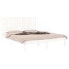 vidaXL Cadre de lit sans matelas blanc 160x200 cm bois de pin massif
