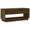 vidaXL Meuble TV Ch&ecirc;ne fum&eacute; 102x41x44 cm Bois d'ing&eacute;nierie