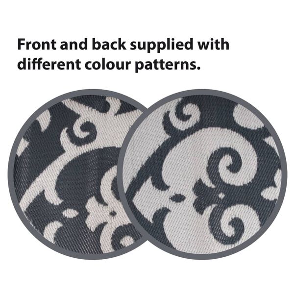 Bo-Camp Tapis d'ext&eacute;rieur Chill mat Oriental 2,7x2 m L champagne