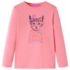 vidaXL T-shirt enfants &agrave; manches longues rose 116