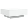 vidaXL Table basse blanc 80x80x31 cm bois d'ing&eacute;nierie