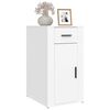 vidaXL Armoire de bureau Blanc 40x49x75 cm Bois d'ing&eacute;nierie