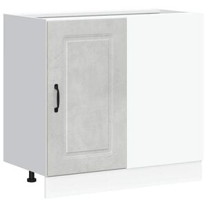vidaXL Armoire de cuisine Kalmar gris b&eacute;ton bois d'ing&eacute;nierie
