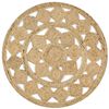 vidaXL Tapis fait &agrave; la main Jute tress&eacute;e 150 cm