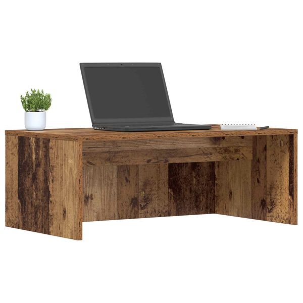 vidaXL Bureau mural Bois Ancien 80 x 45 x 30 cm Bois d'ing&eacute;nierie