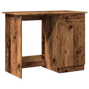 vidaXL Bureau vieux bois 100x50x76 cm bois d'ing&eacute;nierie