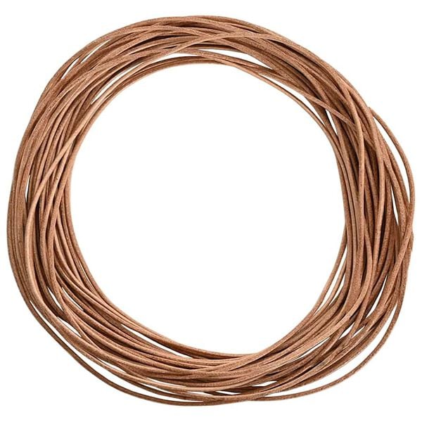 vidaXL Corde en Cuir Marron &Oslash;1 mm x 5 m Cuir
