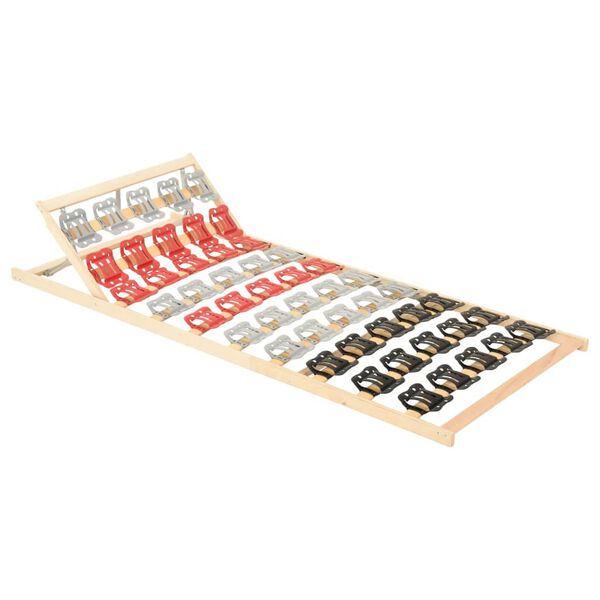 vidaXL Cadre de lit 12 lattes t&ecirc;te de lit r&eacute;glable 80x200 cm