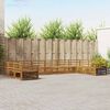 vidaXL Ensembles de canap&eacute;s 10 pcs Naturel Bois d'Acacia Massif