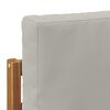 vidaXL Ensemble de canap&eacute;s d'ext&eacute;rieur avec coussin 3 pcs Naturel