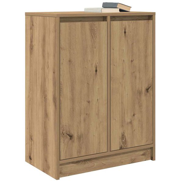 vidaXL Buffet ch&ecirc;ne artisanal 57x34x76 cm bois d'ing&eacute;nierie