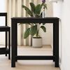 vidaXL Table de bar Ch&ecirc;ne noir 102 x 50 x 103,5 cm Bois d'ing&eacute;nierie