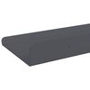 vidaXL &Eacute;tag&egrave;re flottante 3 pcs Anthracite 40 x 9 x 2,5 cm Acier