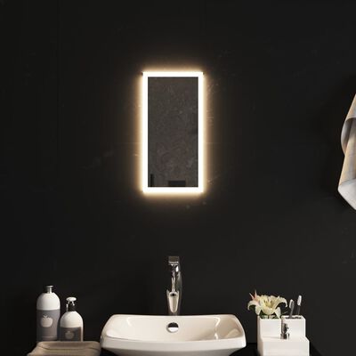 vidaXL Miroir de salle de bain à LED 20x40 cm